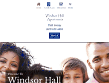 Tablet Screenshot of liveatwindsorhall.com